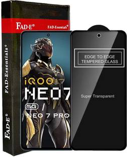 FAD-E Tempered Glass Guard for iQOO Neo 7 5G (2023), IQOO Neo 7 Pro 5G