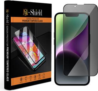 MS-Shield Tempered Glass Guard for Apple iPhone 14, Anti-Spy Privacy Gorilla Glass Protection