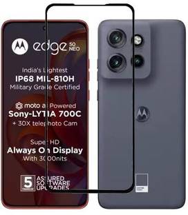 GDBUY Edge To Edge Tempered Glass for Motorola Edge 50 NEO, MOTOROLA edge 50 NEO, Moto Edge 50 NEO