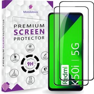 Mobilebies Tempered Glass Guard for Redmi K50i OG Premium Screen Protector