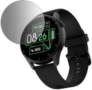 DOWRVIN Tempered Glass Guard for Noise crew 1.38 round display with Bluetooth calling , mettlic finish rating smart watch