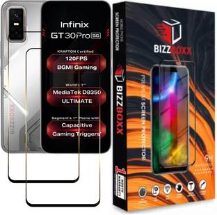 BizzBoxx Tempered Glass Guard for Infinix GT 30 Pro 5G+, Infinix GT 30 Pro, Infinix GT30 Pro, GT 30 Pro, Precise Curved Edges, Scratch Guard, temper glass guard, screen guard, 6.78 Inch With Installation Kit