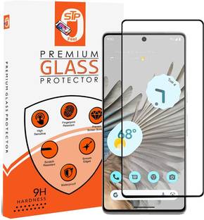 STP FEEL Edge To Edge Tempered Glass for Google Pixel 6A Advanced Black Border Screen Protector Guard