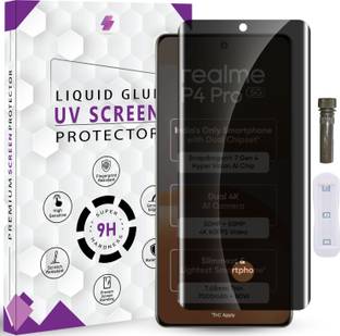 Qoisa Tempered Glass Guard for Realme P4 Pro 5G Advanced HD+ UV Privacy Screen Protector Guard with Easy Installation Kit