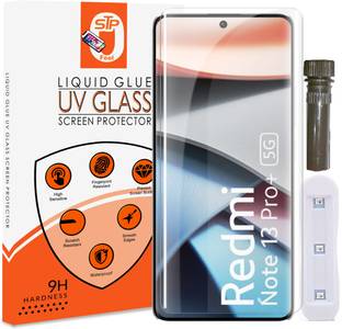 STP FEEL Tempered Glass Guard for Xiaomi Redmi Note 13 Pro Plus, Redmi Note 13 Pro+ UV Advanced Curved Screen Protector Guard with Easy Installation Kit