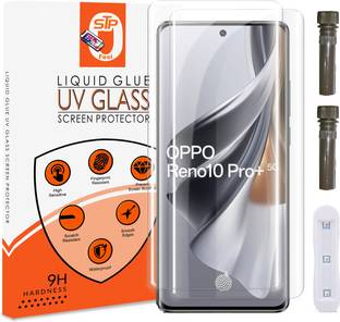 मैक्सबूस्ट Tempered Glass Oppo Reno 10/ Oppo Reno 10 Pro / Reno 10 Pro Plus Advanced UV Screen Protector Guard with Installation Kit के लिए