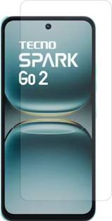 VAlight Tempered Glass Guard for Tecno Spark Go 2, Premium Tempered glass with Self Installation Guide - Wet & Dry wipes,