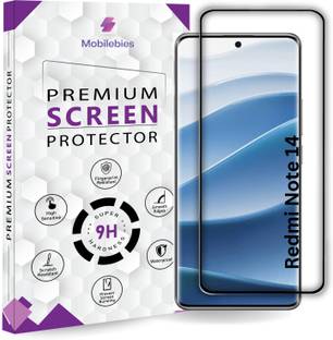 Mobilebies Tempered Glass Guard for Redmi Note 14 5G Premium Screen Protector Guard with Easy Installation Kit