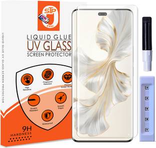 Maxboost Tempered Glass Guard for Honor 200 5G Premium Full Protection UV Premium UV Coated Glass With Installation Kit