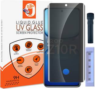 STP FEEL Tempered Glass Guard for IQOO Z10R 5G Iqoo z10r iqooz10r 5g IQOO Z10R UV Advanced Curved Privacy Screen Protector Guard with Easy Installation Kit
