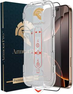 ArmourPro Tempered Glass Guard for Apple iPhone 16 Pro Max, iPhone 16 Pro Max, Self Applicator Guard