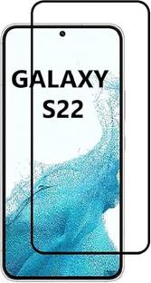 YOUTH MOBI Tempered Glass Guard for Samsung Galaxy S22 and Galaxy S23 (Black) [Fingerprint Unlock Supported] with Edge to Edge Coverage and Easy Installation kit