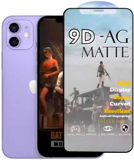 FAIYER BEAT Tempered Glass Guard for Premium matte Tempered Glass For iphone 12(matte finish,Pack Of 1) Advanced gaming matte Full Screen Coverage Screen Protector for iphone 12