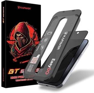 Kapaver Tempered Glass Guard for Apple iPhone 15 Pro Max