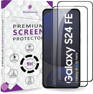 Mobilebies Tempered Glass Guard for Samsung S24 FE Premium Screen Protector Guard with Easy Installation Kit