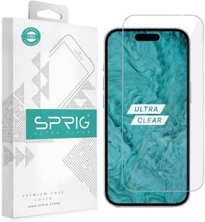 Sprig Tempered Glass Guard for Apple iPhone 15 Pro, iPhone 15 Pro, 15 Pro