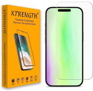 XTRENGTH Tempered Glass Guard for Apple iPhone 16 Pro, Apple iPhone 17, Apple iPhone 17 Pro, iPhone 16 Pro, iPhone 17, iPhone 17 Pro, Border-less HD+ Screen Guard, with Easy Installation Kit