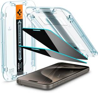 Spigen Tempered Glass Guard for Apple iPhone 15 Pro