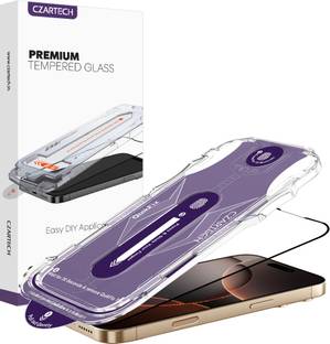 CZARTECH Tempered Glass Guard for Apple iPhone 16 Pro Max