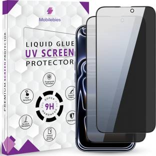 Mobilebies Tempered Glass Guard for iPhone 17 Pro / iPhone 17 Privacy Screen Protector Guard with Easy Installation Kit