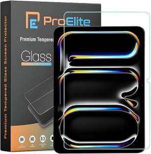 Proelite Tempered Glass Guard for iPad Pro 11 inch 2024/2025 M4/M5, Premium Tempered Glass Screen Protector