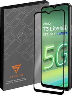 FIVE-O Tempered Glass Guard for Vivo T3 Lite 5G, iQOO Z9 Lite 5G