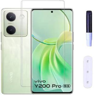 TechWings Tempered Glass Guard for vivo Y200 Pro 5G, Uv High Quailty Glass