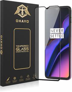 OHAYO Tempered Glass Guard for Military Strength Tempered Glass Screen Protector For OnePlus 6T,7| 9H+ Hardness, Strong Protection, Full Screen Edge-to-Edge Cover, Scratch Resistant, Bubble-Free Install, Ultra HD Clarity,With installation kit