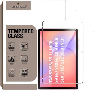TECHSHIELD Tempered Glass Guard for Samsung Galaxy Tab S11 / Tab S10 Lite/Tab S10 FE 2025/Tab S9 FE 10.9"/ Tab S9 2023/ Tab S8 2022/ Tab S7 2020