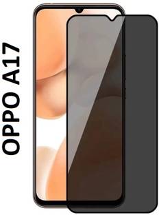 Maxboost Tempered Glass Guard for Oppo A17 Anti-Spy Tempered With Case Friendly HD Clear, Bubble Free