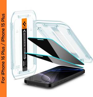 Spigen Tempered Glass Guard for iPhone 15 Plus, iPhone 16 Plus