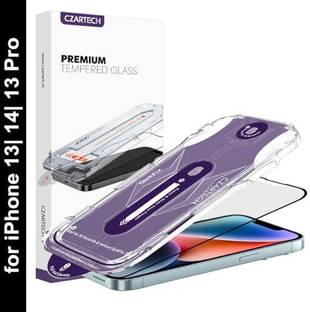 CZARTECH Tempered Glass Guard for Apple iPhone 13, Apple iPhone 13 pro, Apple iPhone 14 Matte Glass, Apple iPhone 16e Matte Glass