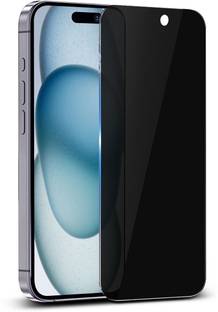 Gripp Tempered Glass Guard for Apple iPhone 15 (6.1"), Privacy Full Screen Coverage & 9H Hardness Screen Protector