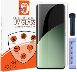 STP FEEL Tempered Glass Guard for Xiaomi 14 Civi 5G UV Advanced Curved Screen Protector Guard with Easy Installation Kit