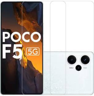 HOBBYTRONICS Tempered Glass Guard for POCO F5 5G, POCO F5, Poco F5, Poco F5 5G
