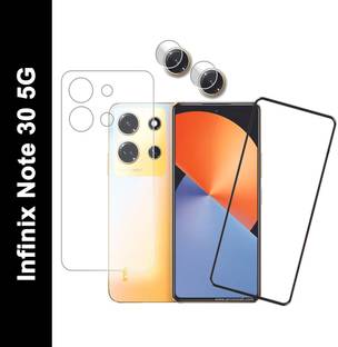 ICROMECK Front and Back Tempered Glass for INFINIX NOTE 30 5G