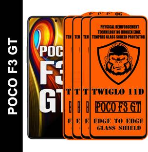 TWIGLO Edge To Edge Tempered Glass for POCO F3 GT