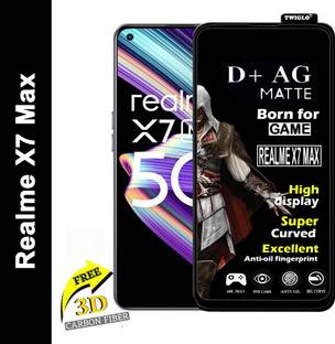 TWIGLO Edge To Edge Tempered Glass for REALME X7 MAX