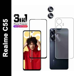 FINCH Front and Back Tempered Glass for REALME C55