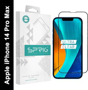 Sprig Edge To Edge Tempered Glass for Apple iPhone 14 Pro Max, iPhone 14 Pro Max, 14 Pro Max