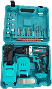 KHS ENTERPRISE HID PRO Brushless Dual Speed, 10mm , With 2 x 2v Batteries TURBO 21V CORDLESS DRILL MAC...