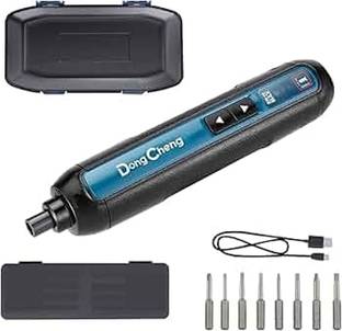 MPT DongCheng 4V Cordless Screwdriver, 2000mAh Battery Powered TYPE C POINT DCPL04-5 Cordless Drill