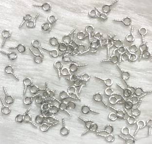 BeadsAndCraft Steel Flat Head Eye Screw