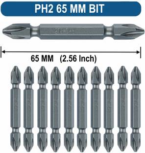 ALPHABET PH2-65MM Xtra Power Screw Driver Drill Bit Set +/+.