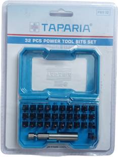 TAPARIA Power Tool Bits Set (32pcs) Magnetic Power Tool Bits Set Iron Blue Screw Driver Set Screwdriver Bit Set