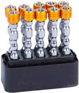 NITYA Durable Magnetic Screwdriver Bit Set PH2 Double Heads with Depth Stop 10PCS Screwdriver Bit Set