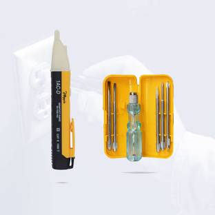 Hillgrove HGCM291M1 5in1 Multipurpose Repair Screwdriver Set Tool Kit with Voltage Tester Combination Screwdriver Set