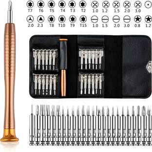 Black mirror 25 in 1 Portable Pocket Screw driver Mobile Repairing Tool Kit Precision Screwdriver Set