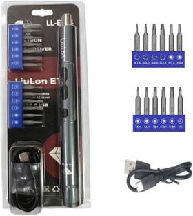 AKT Liulon Ll-ET14 14 In 1 Electric Screwdriver Cordless USB Rechargeable for mobile Precision Screwdriver Set