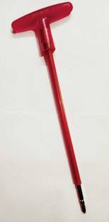 paliwalcreation 2-in-1 T-DRIVER Reversible Screwdriver (250mm x 6mm) Standard Screwdriver Long Handle Screwdriver